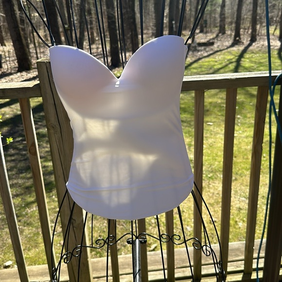 Victoria's Secret Other - Victoria’s secret’s White Bridal Satin Corset Bustier